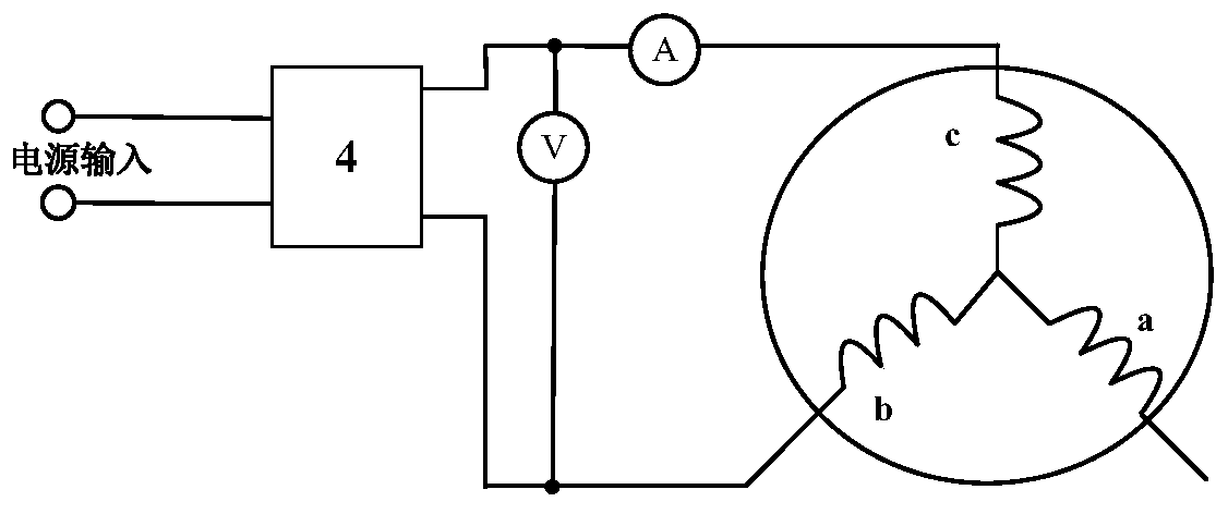 Test method for loss of double-branch alternating-current permanent-magnet motor