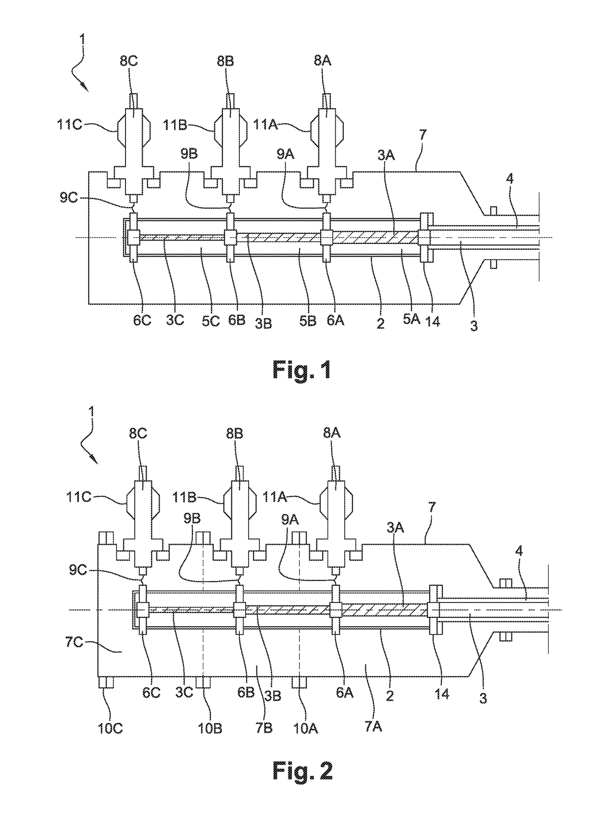 Termination unit for a superconducting cable