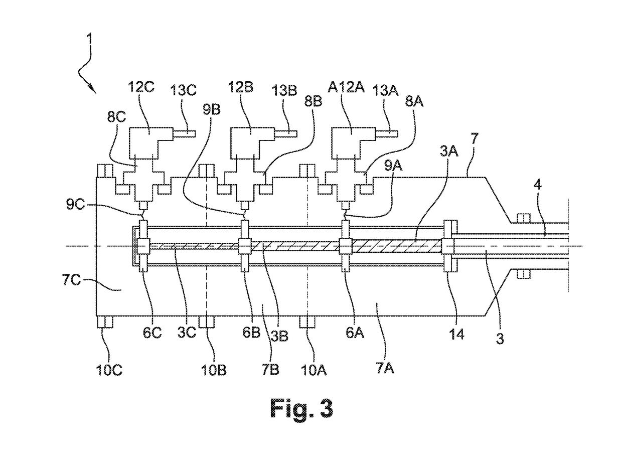 Termination unit for a superconducting cable