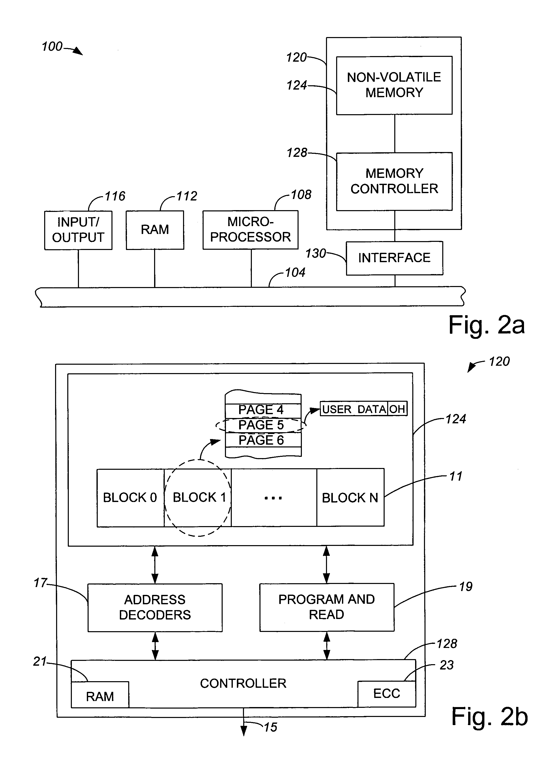 Method and apparatus for splitting a logical block