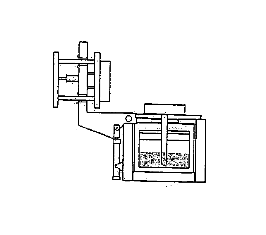 Metal Mold Casting Device Using Metal Cope And Metal Drag And Device For Moving Metal Cope Relative To Metal Drag