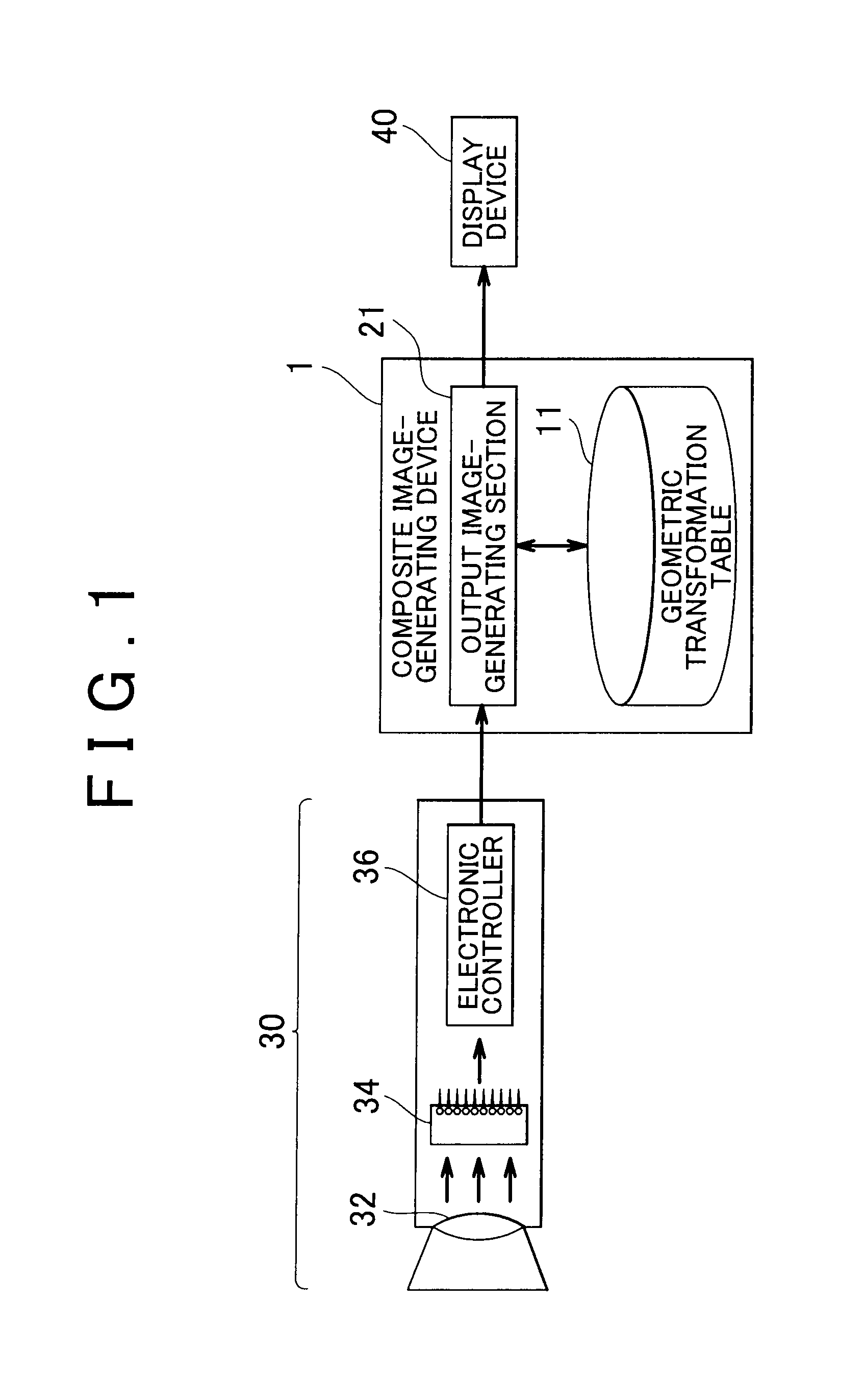 Composite image-generating device and computer-readable medium storing program for causing computer to function as composite image-generating device