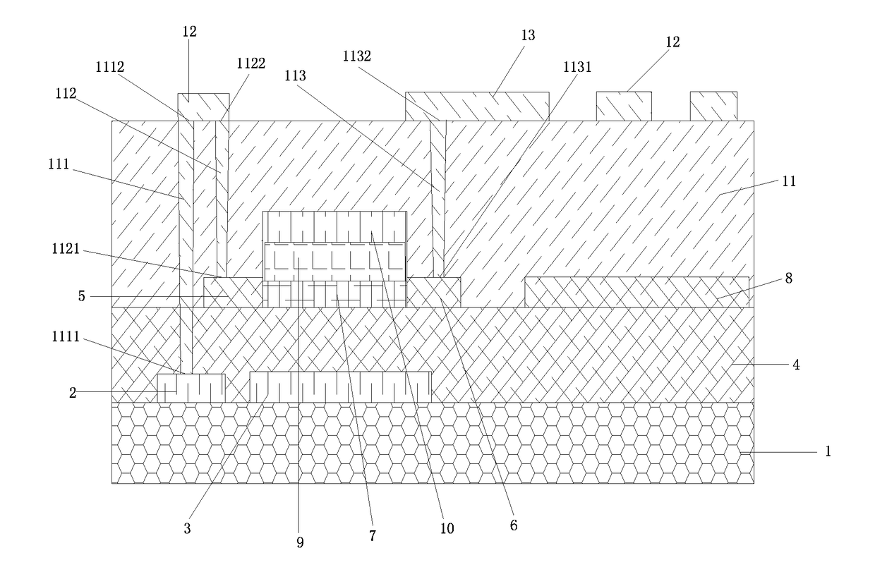 Array substrate, liquid crystal display panel and manufacturing method