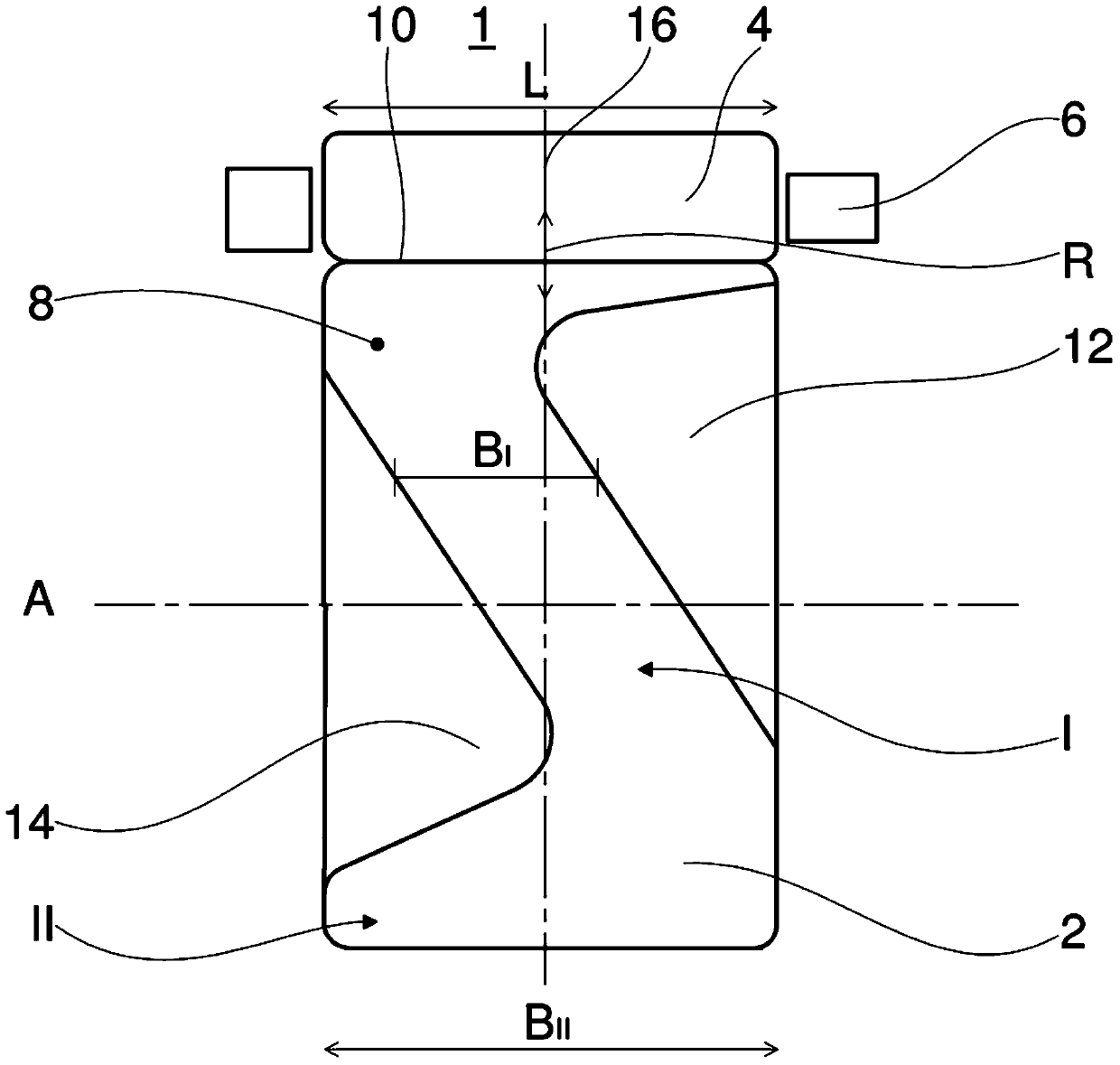 Rolling bearings with inclined running surfaces