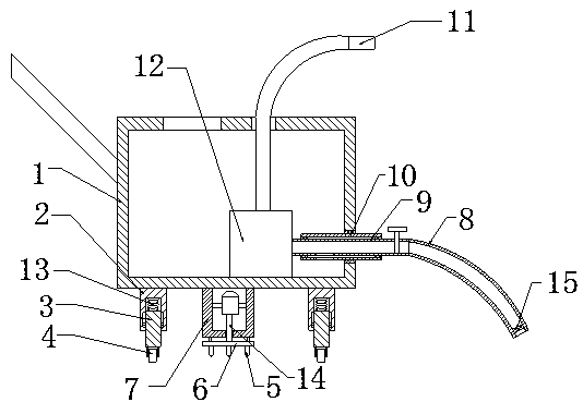 Small agricultural irrigation device