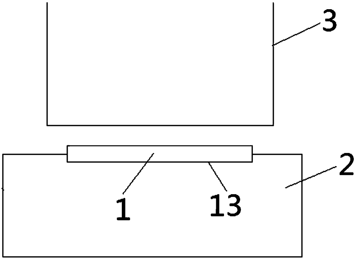 Ink printing method of OGS touch screen cover bottom