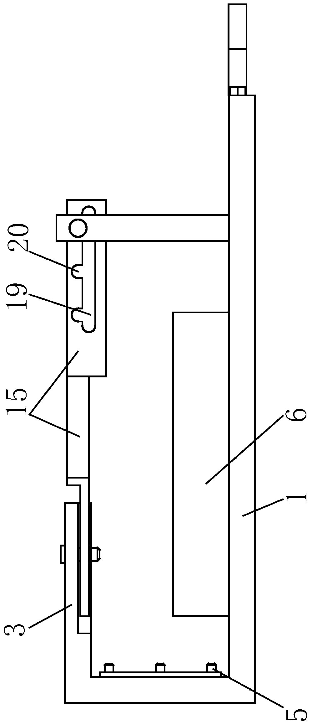 Clamp for processing end face of valve