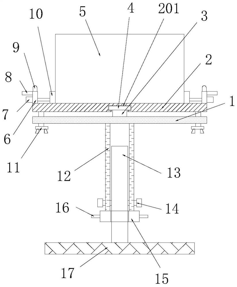 On-line monitoring device for steel support structure safety and monitoring method thereof