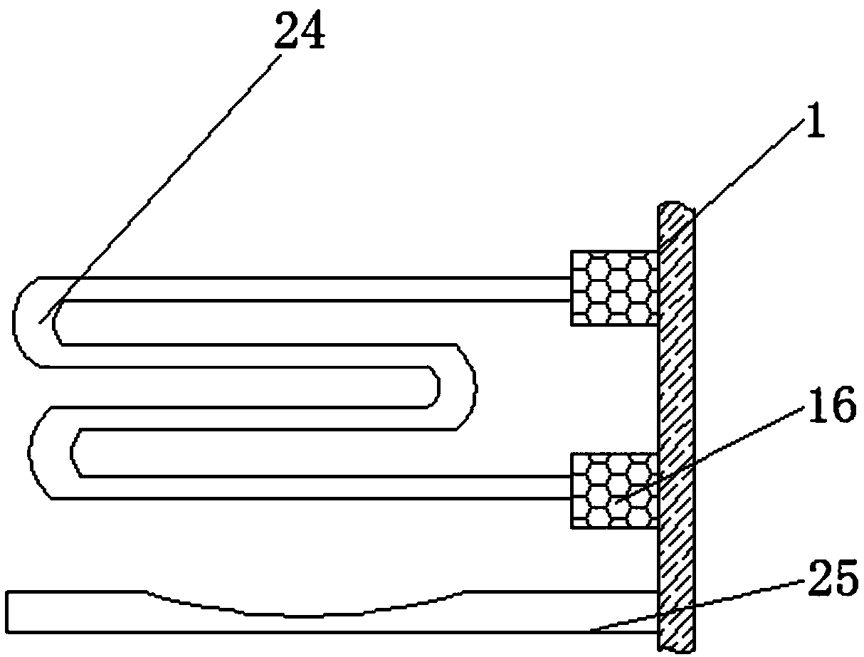 Dedusting and dehumidifying device based on plant for flour processing