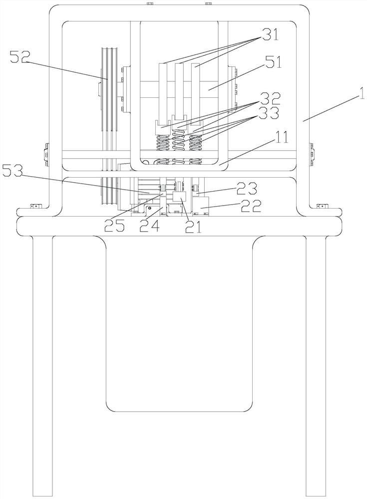 Metal bar clamping type double-stage shearing blanking device and blanking method