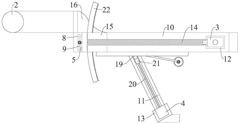 Telescopic turnover type back safety armrest for bus