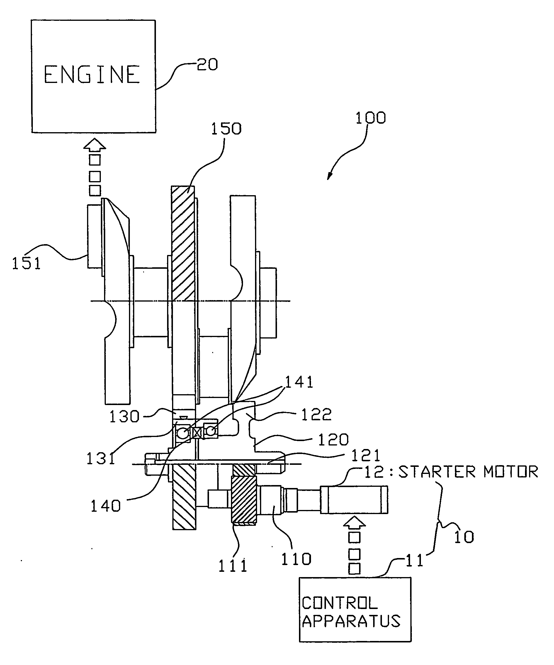 Engine starting apparatus and method