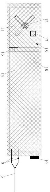 Underground high-sulfur mine air outlet shaft sulfur dioxide treatment method and device