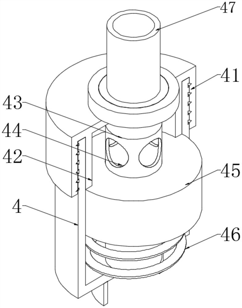 Stomach tube and nutrition tube integrated multifunctional pipeline structure for thoracic department