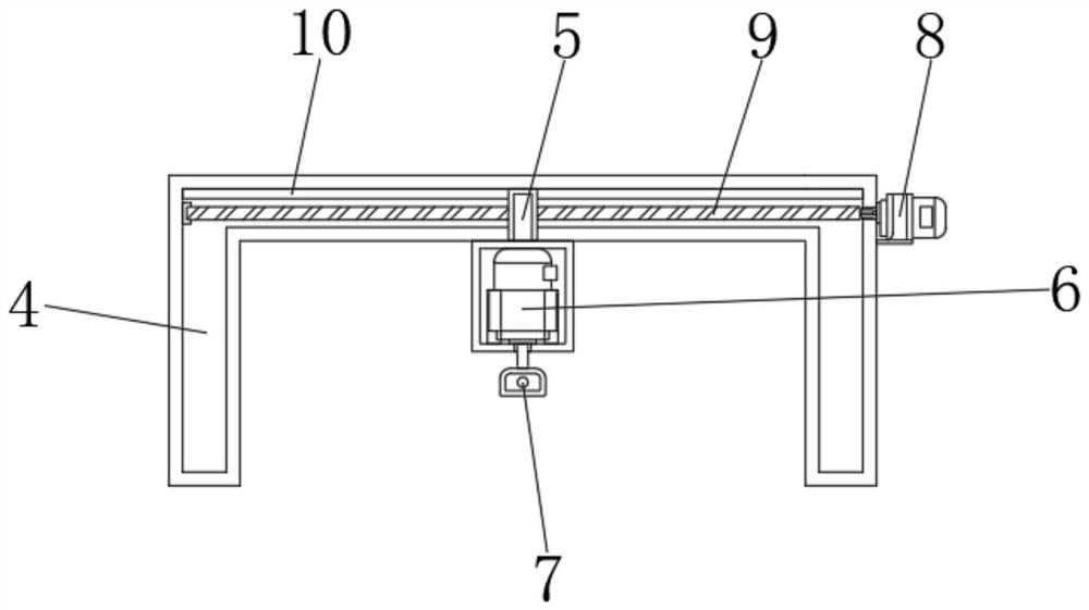 Environment-friendly grinding device with dust removal structure for agricultural machining