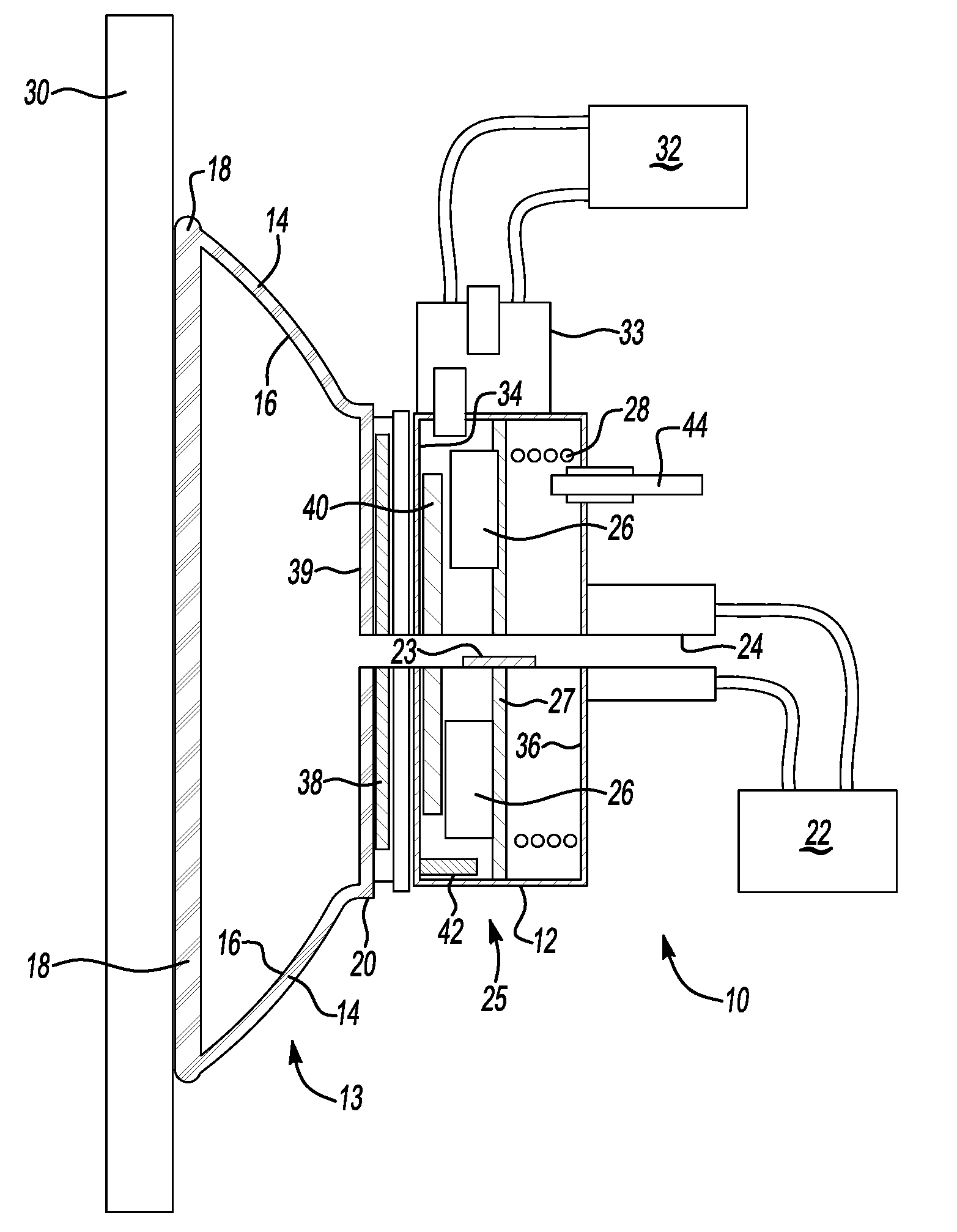 Integrated vacuum gripper with internal releasable magnet and method of using same