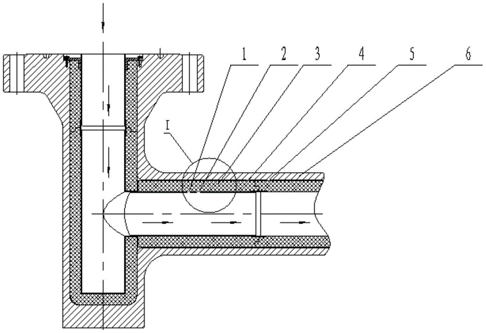 A structure for reducing heat loss in high temperature pipelines