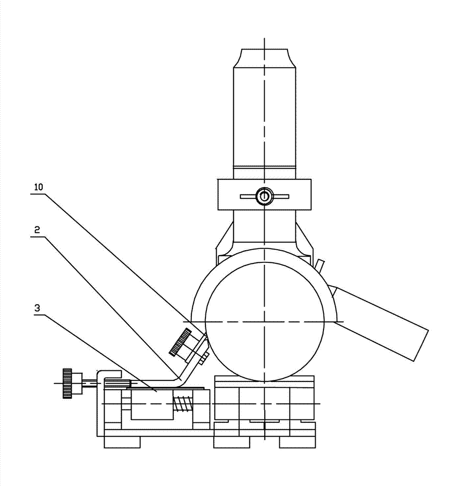 Portable grinding device for woodworking planer