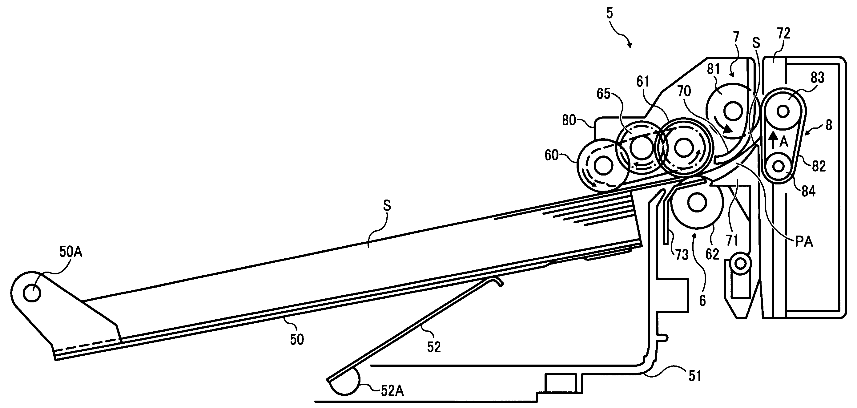 Sheet conveying device, and image forming apparatus including same