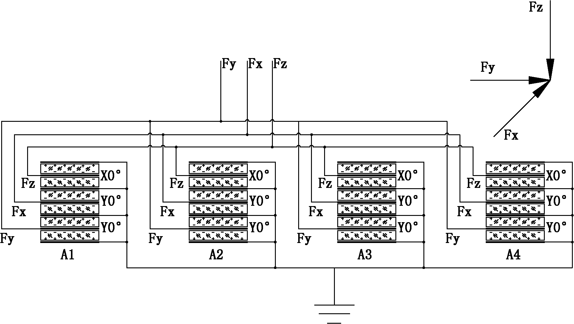 Semiconductor wafer grinding force on-line measurement device and force-controlling grinding method