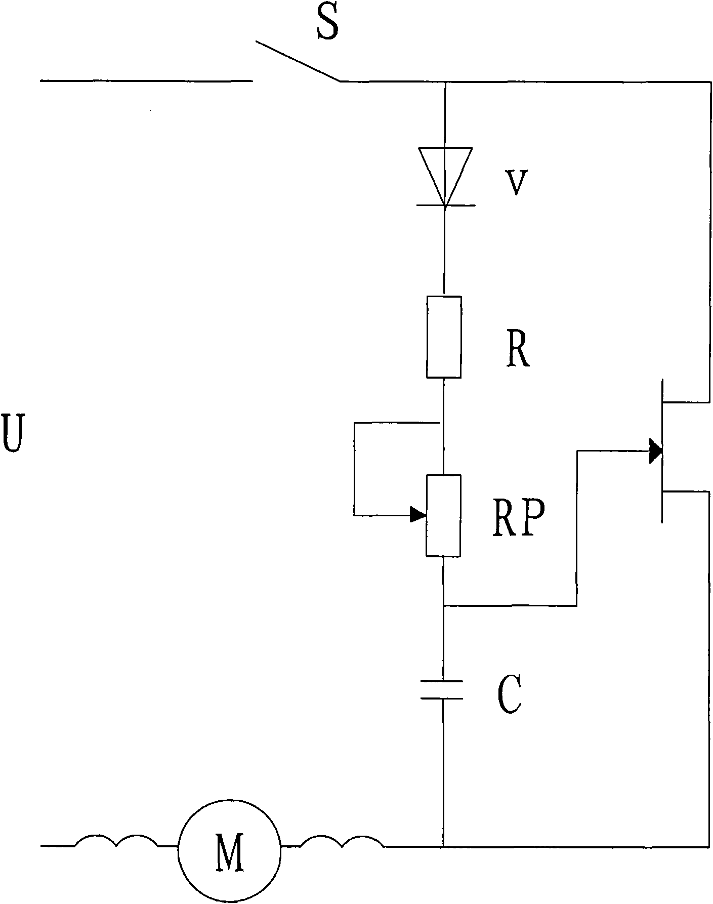 Speed adjusting switch for electrical tool