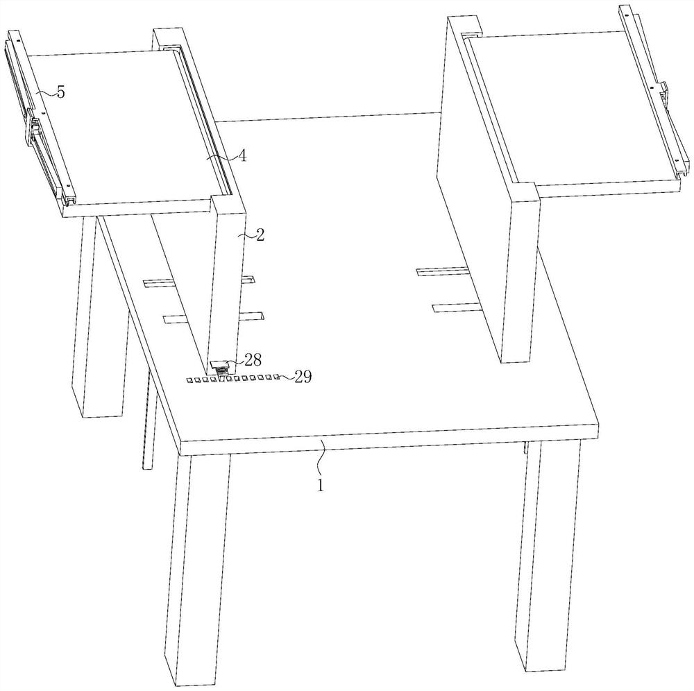 Epidemic disease detection table convenient for animal husbandry veterinary epidemic disease detection