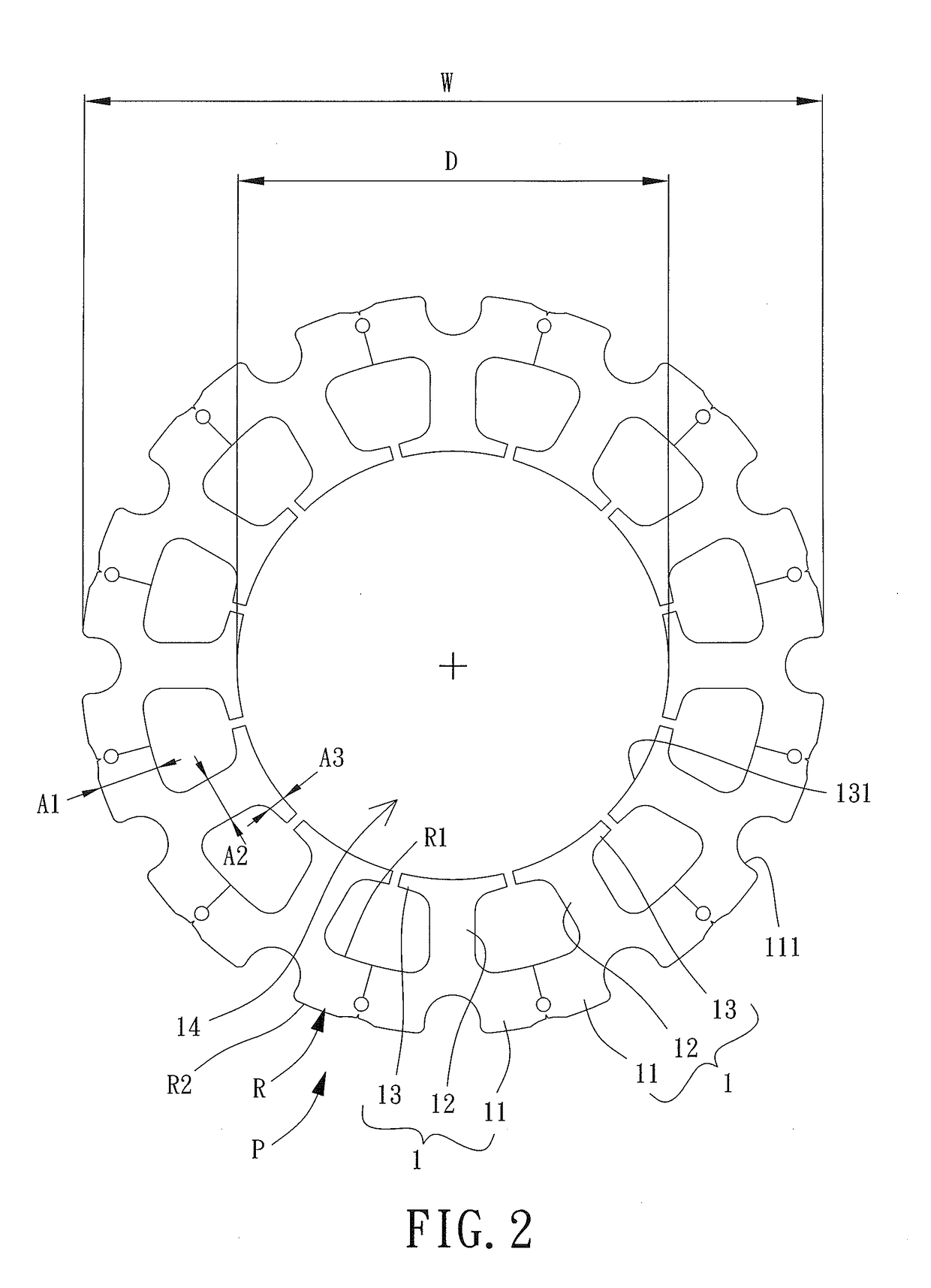 Silicon Steel Plate Used to Form a Stator of a Motor