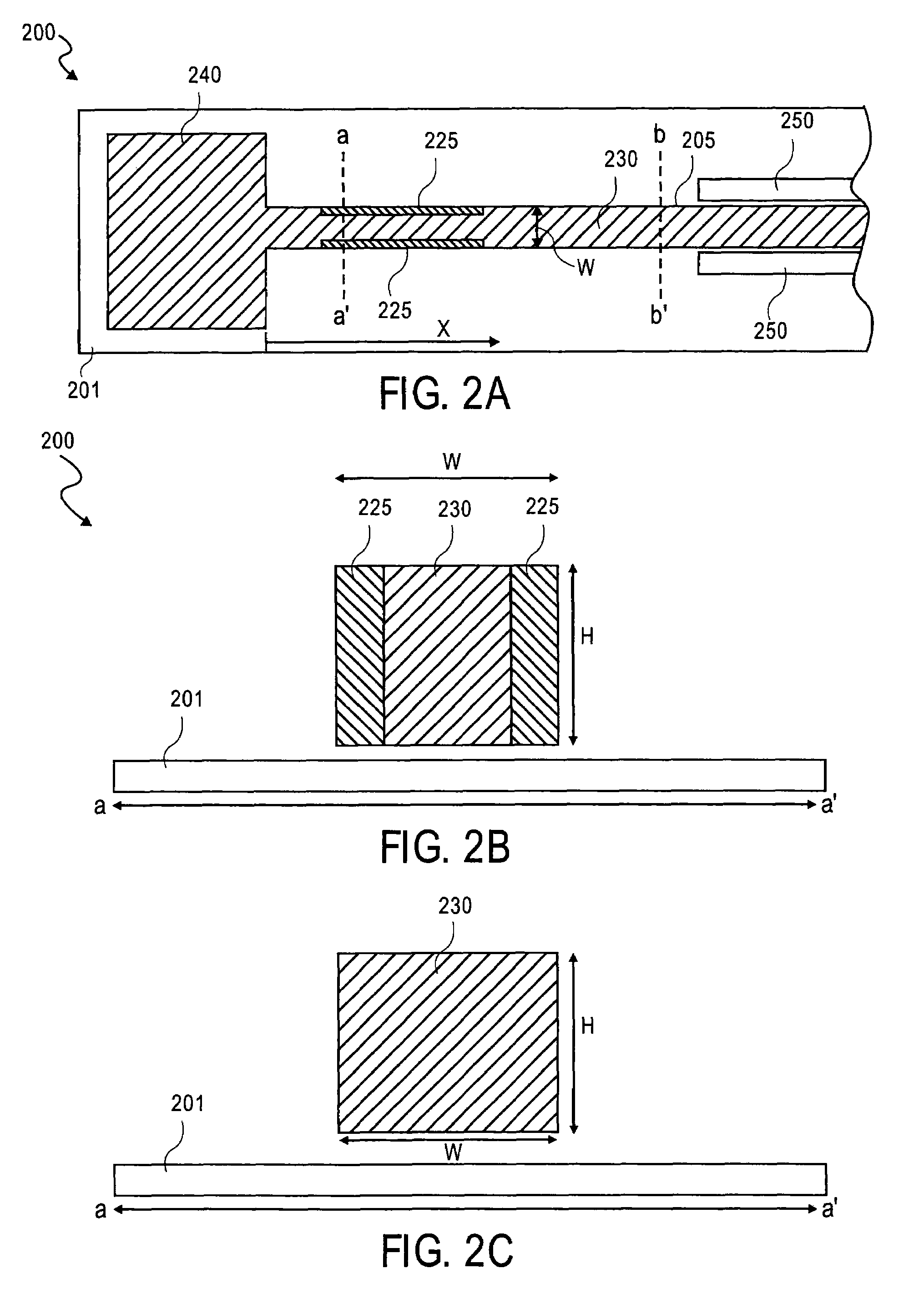 Method for temperature compensation in MEMS resonators with isolated regions of distinct material