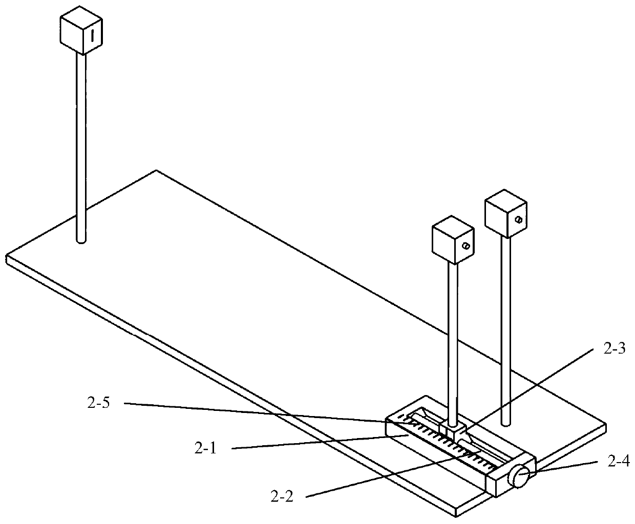 Ultrasonic interference phenomenon demonstration and sound velocity measurement device