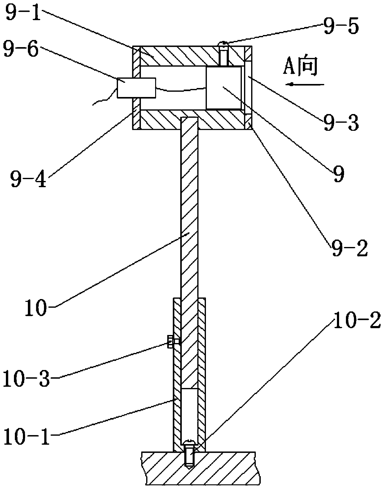 Ultrasonic interference phenomenon demonstration and sound velocity measurement device