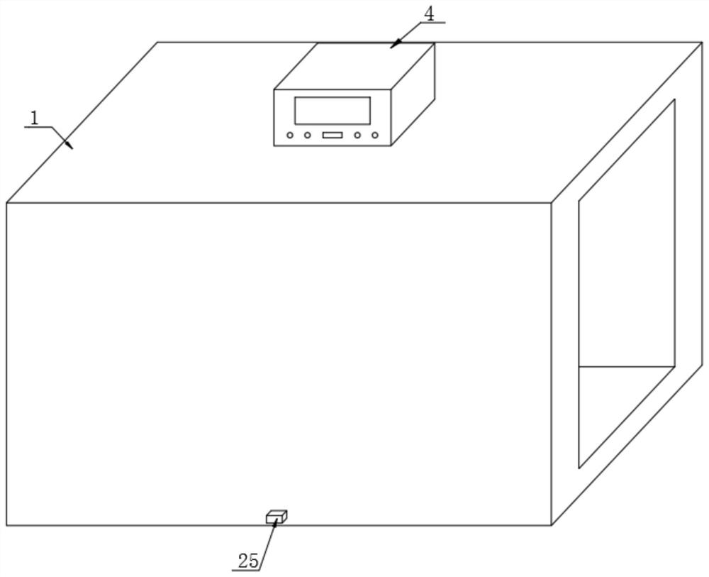 Composite fiber material online detection and identification instrument for textile processing