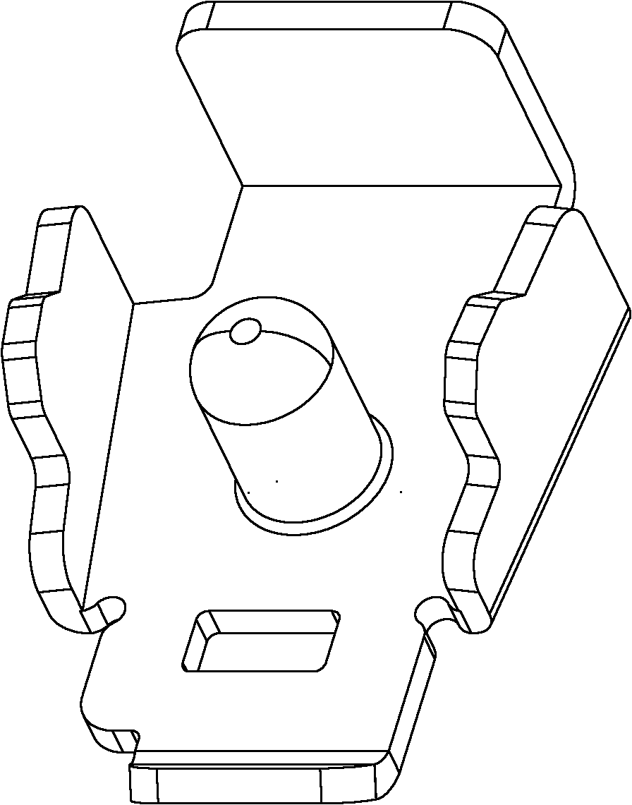 Deeply pumping process of wall hanging bracket