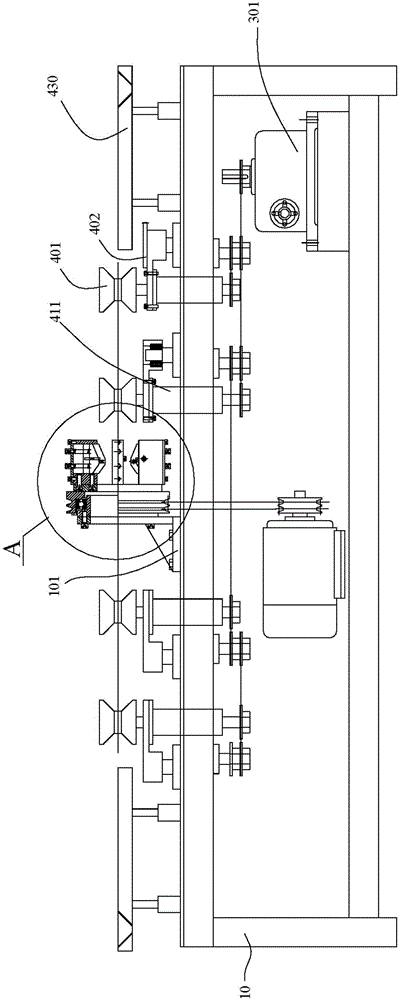 Machine for removing outer green of bamboo