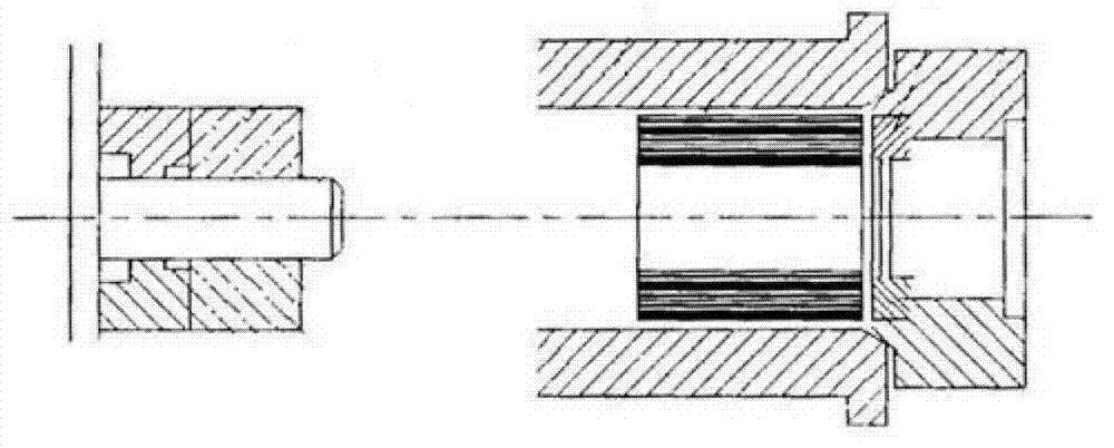 Producing method of aluminum alloy seamless stage variable section pipe and preparation device