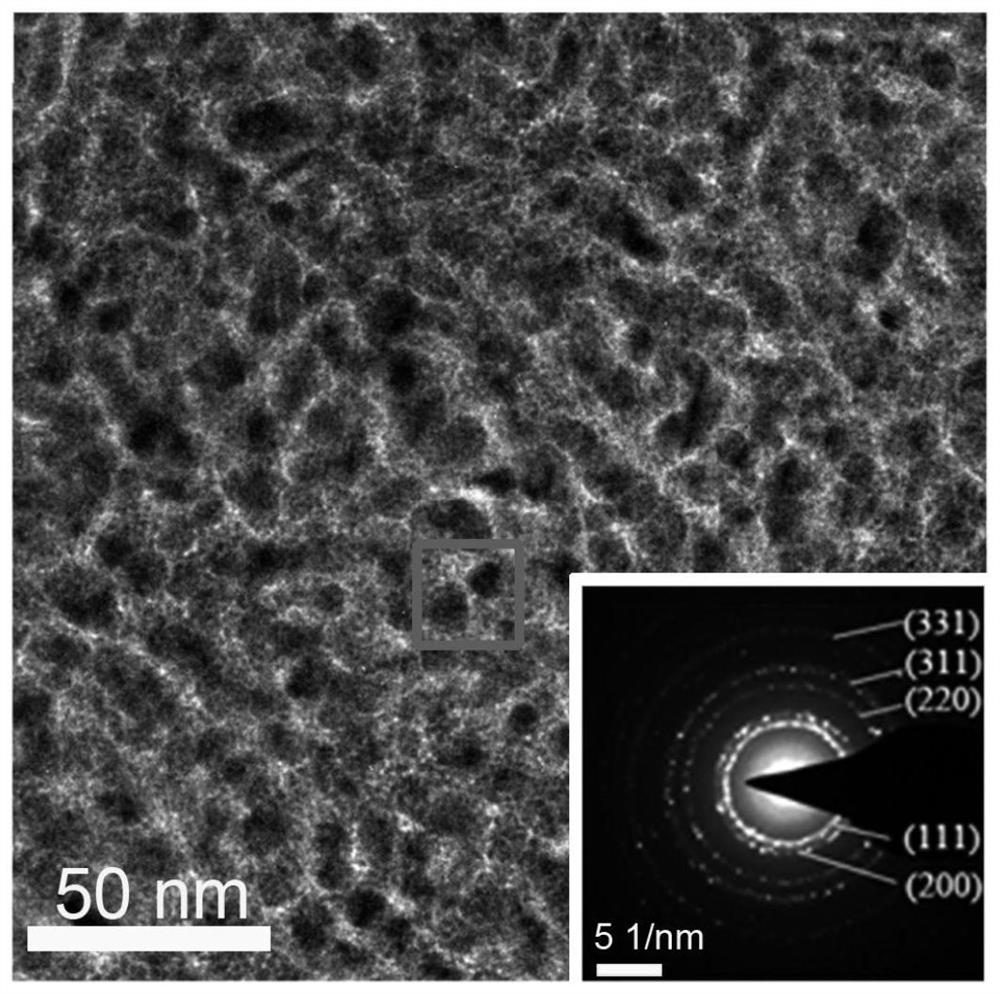 Method for converting graphite phase in nano-diamond film into diamond phase under low pressure