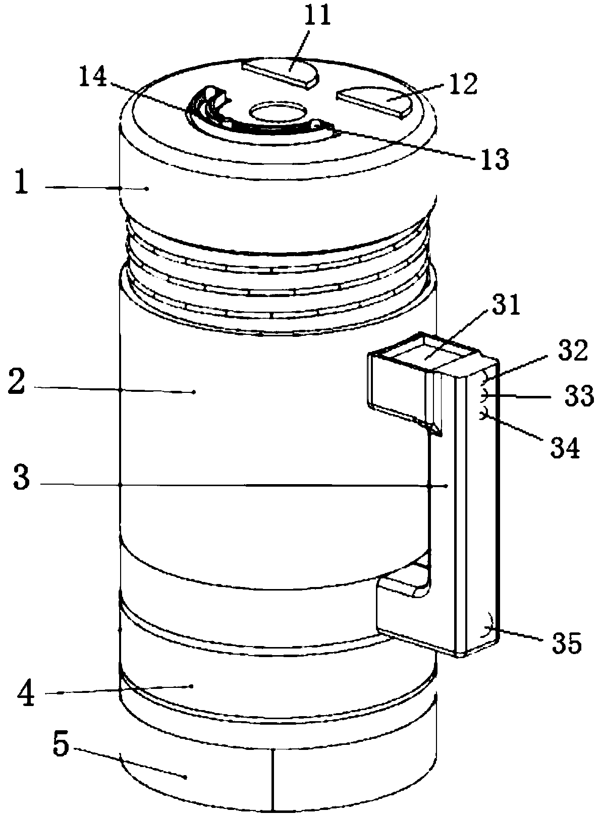 Novel dual-mode intelligent cup medicine box capable of helping old people