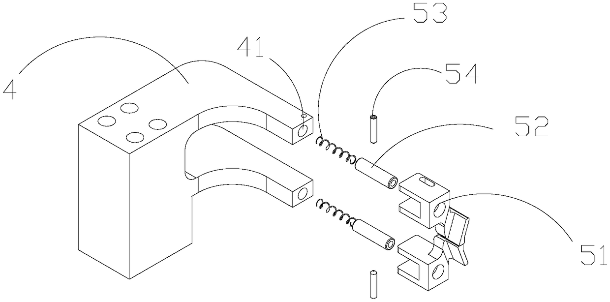 Inner winding machine clamping wire arrangement mechanism and its method