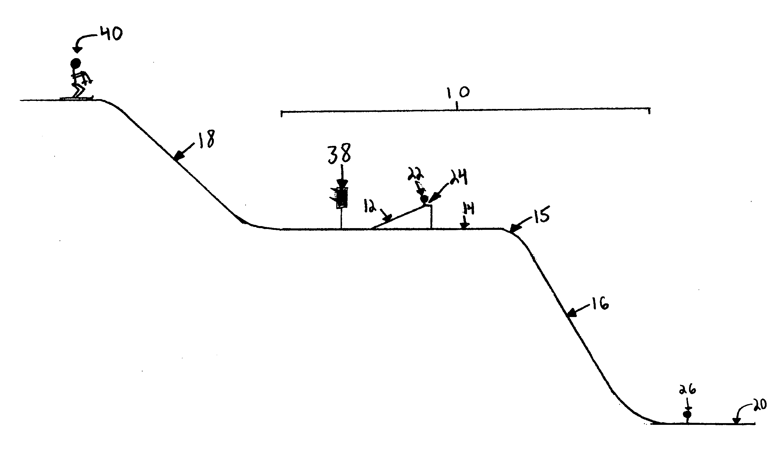 Apparatus and method for improving ski jump safety