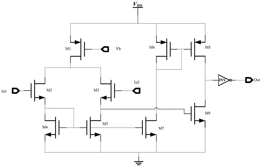 A kind of i/o interface circuit of asynchronous sram