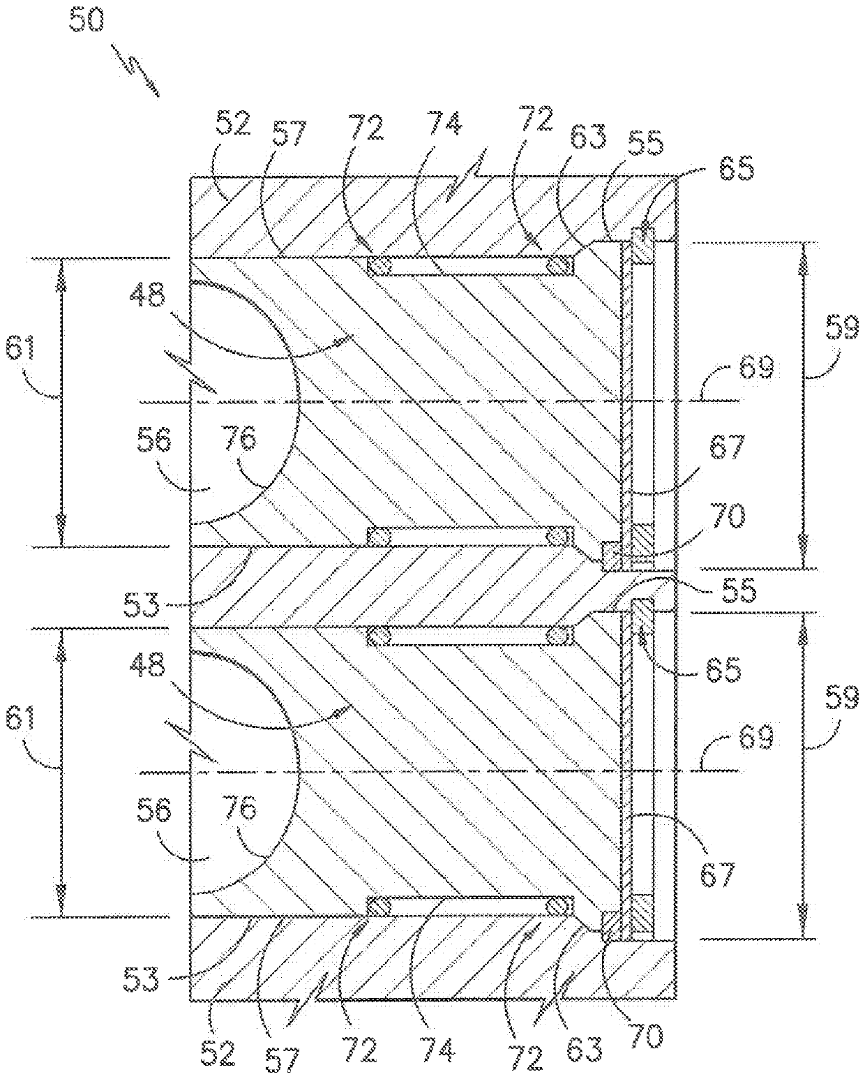 Ball plug retention for slewing ring bearing