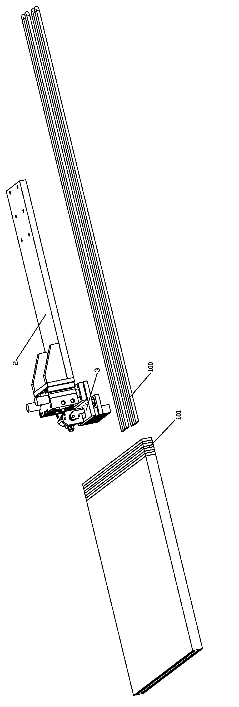 Automatic pipe inserting device