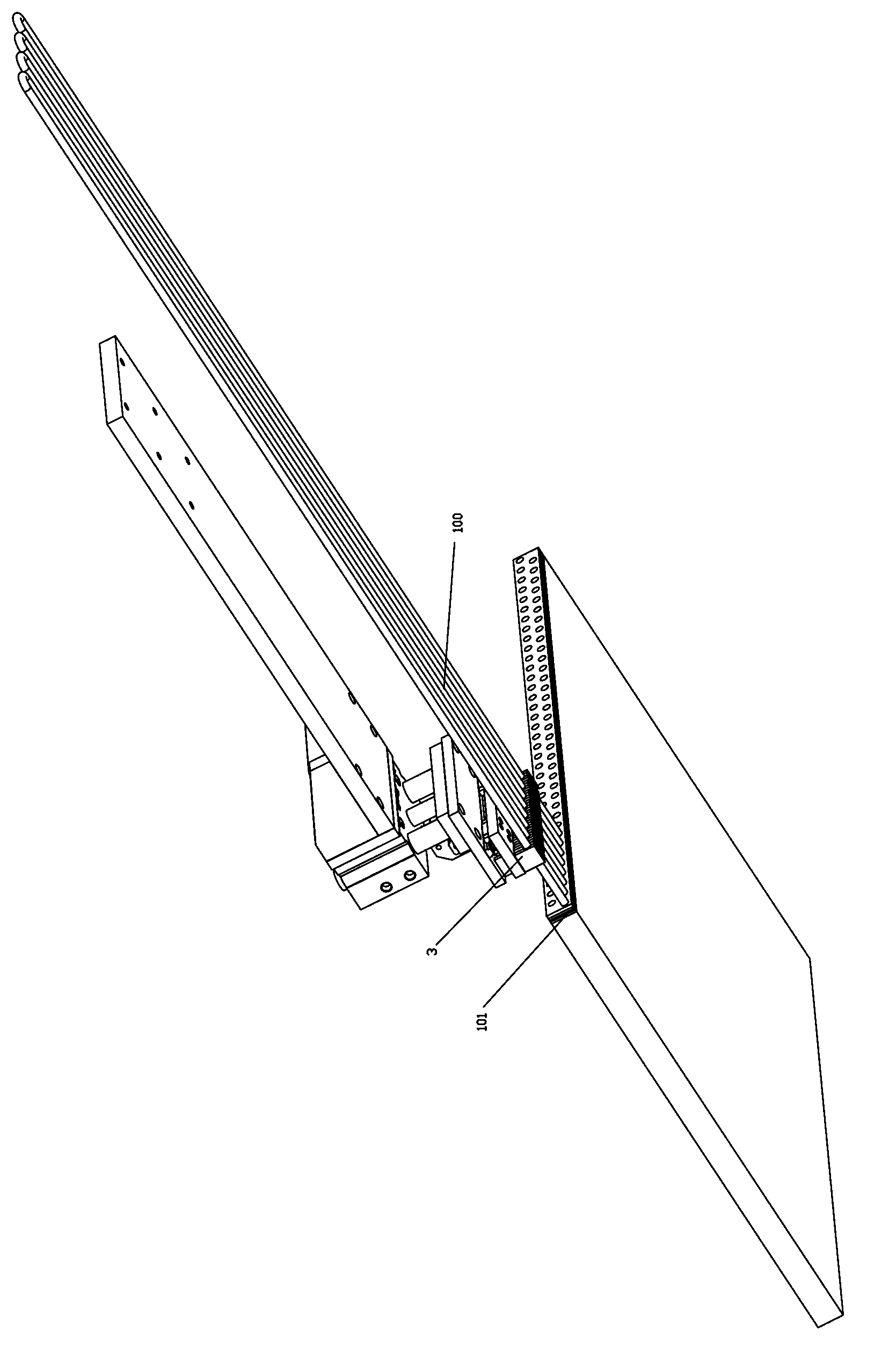 Automatic pipe inserting device