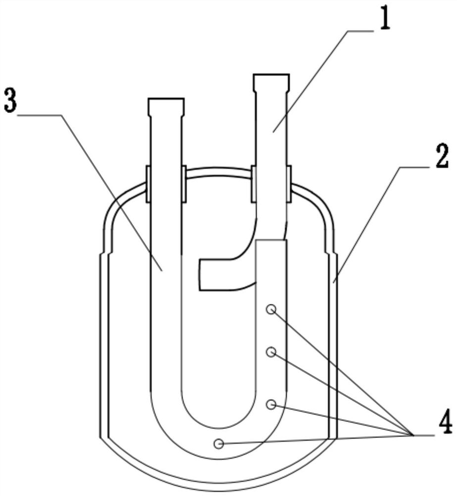 Gas-liquid separator and heat pump system