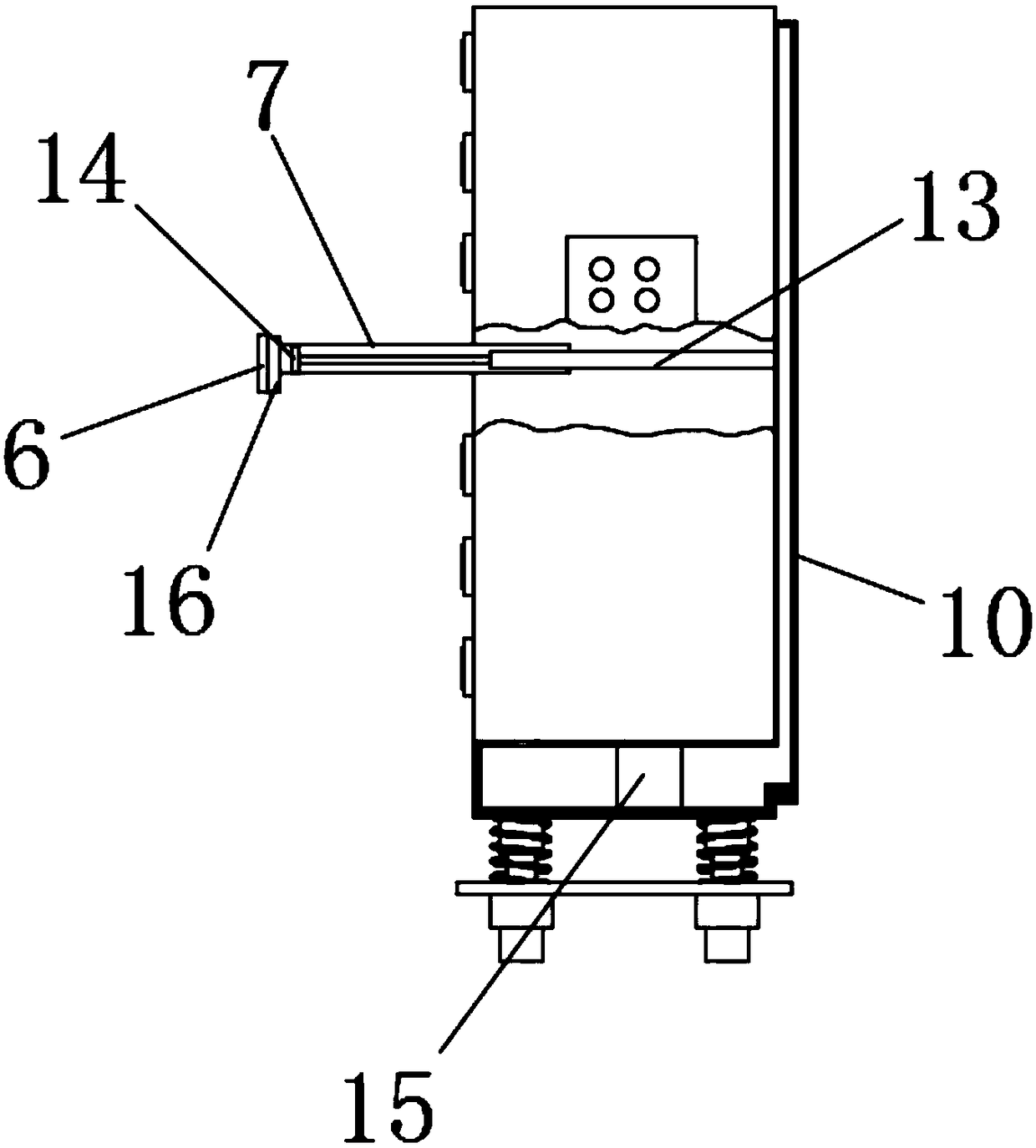 Electronic component stable storing and picking device