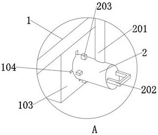 A mobile support with baffle mechanism installed based on corrugated cardboard