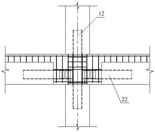 Prefabricated concrete frame structure and manufacturing method thereof