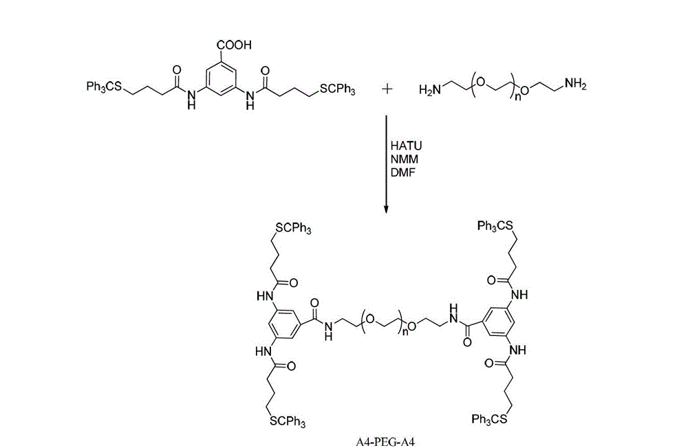 ABA type amphiphilic triblock copolymer based on molecular glue and uses of the same