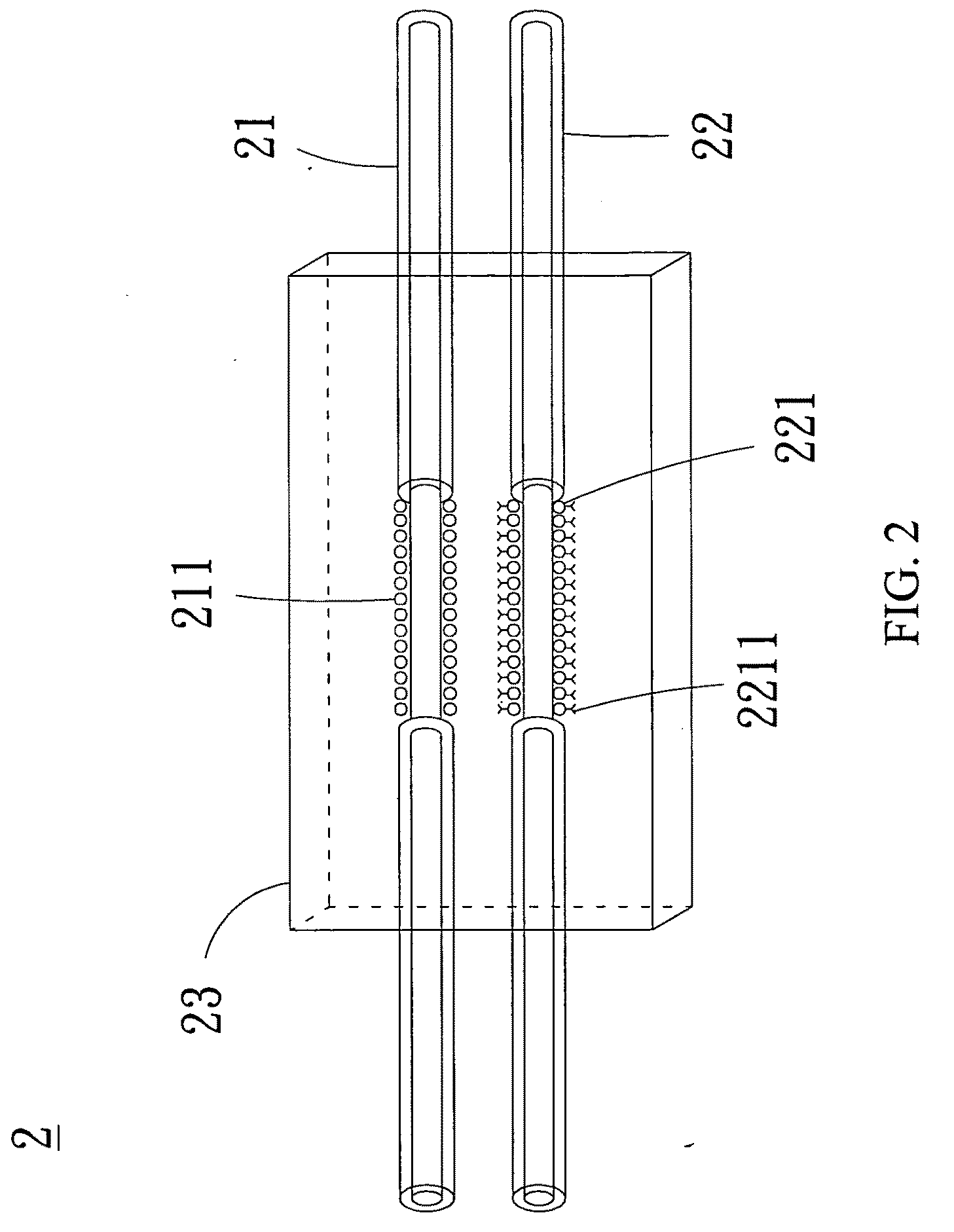 Self-referencing fiber-optic localized plasmon resonance sensing device and system thereof