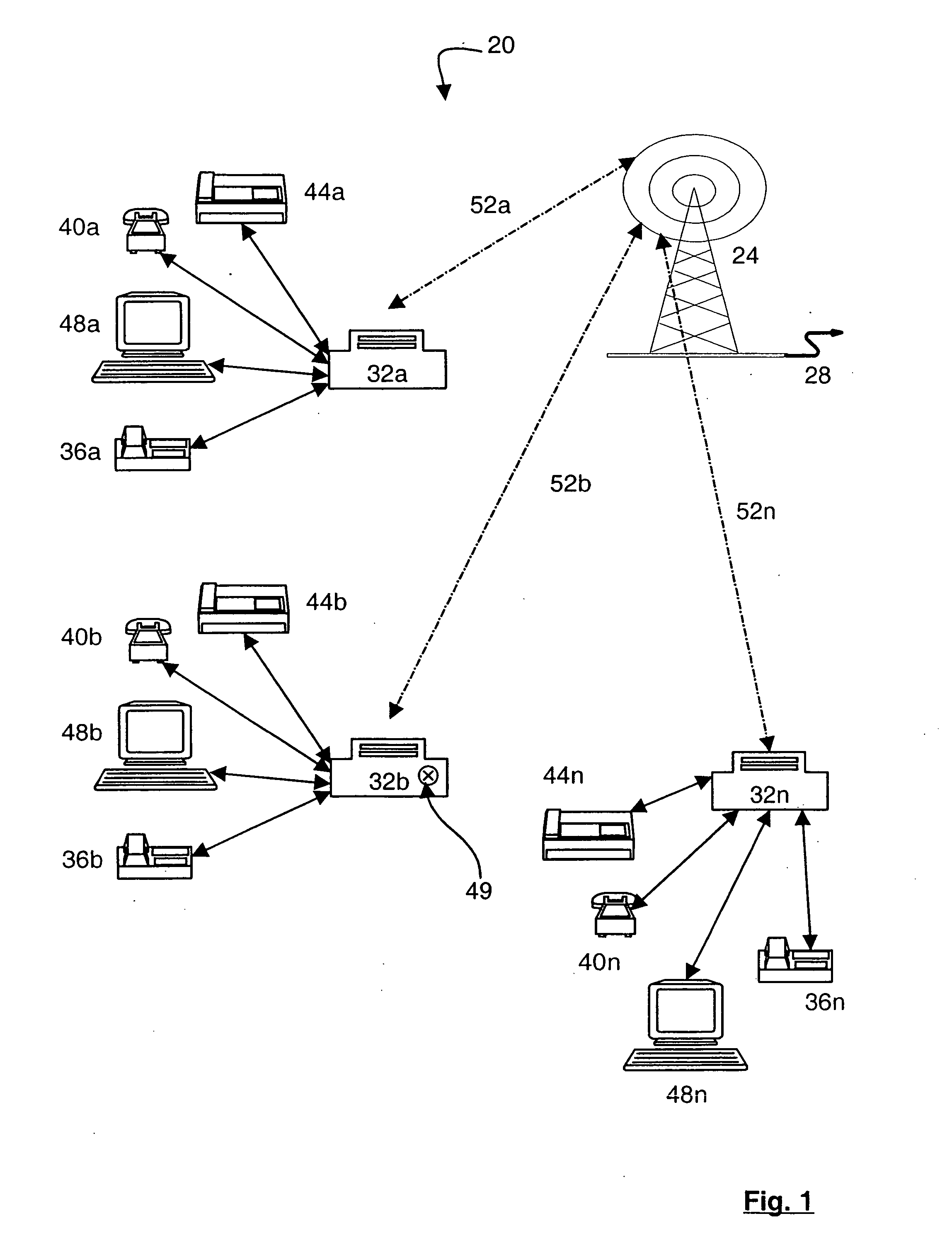 Fluid treatment system and radiation source module for use therein