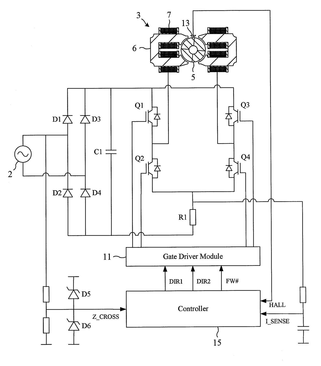 Method of controlling a brushless motor